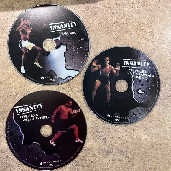 INSANITY - 60 Day Total Body Conditioning - 13 DVD Set - VGC - Missing Meal Plan - Picture 7 of 8